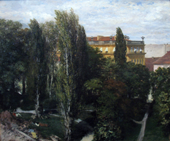 The Palace Garden of Prince Albert by Adolph von Menzel