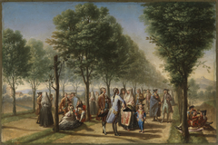 The Paseo de las Delicias by Francisco Bayeu y Subías