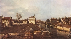 The Porta Portello, Padua by Canaletto