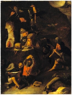 The temptation of St Anthony by Adriaen Brouwer