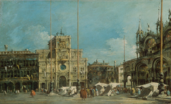 The Torre dell’Orologio in Piazza San Marco by Francesco Guardi