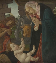 The Virgin and Saint John the Baptist Adoring the Infant Christ by Sandro Botticelli