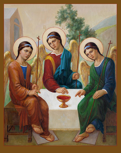 Three Angels - The Most Holy Trinity by Svitozar Nenyuk