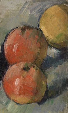 Three Apples (Deux pommes et demie) by Paul Cézanne