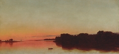 Twilight on the Sound, Darien, Connecticut by John Frederick Kensett