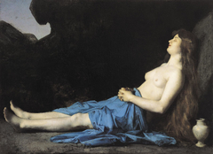 Madeleine dans le désert by Jean-Jacques Henner