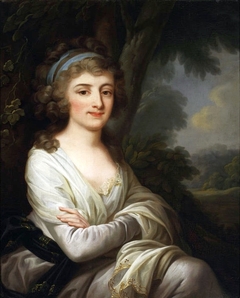 Portrait of Anna Krasińska née Ossolińska by Josef Grassi