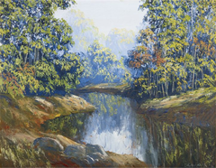 Untitled Landscape by John W. Hardrick