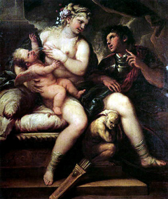 Venus, Cupid and Mars by Luca Giordano