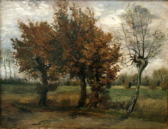 Autumn landscape by Vincent van Gogh