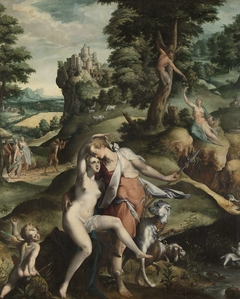 Venus and Adonis by Bartholomeus Spranger