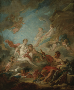 Venus in the Workshop of Vulcan by François Boucher