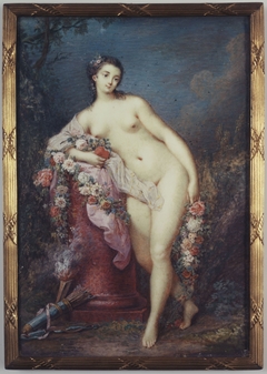 Venus leaning on a column by Jacques Charlier