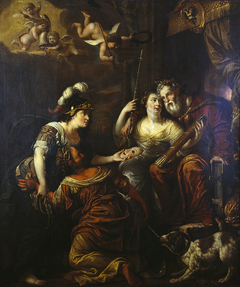 VERVALLEN / Allegorie op het goede bestuur, by Hermannus Collenius