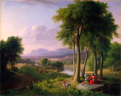 View near Rutland, Vermont by Asher Brown Durand