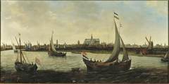 View of Haarlem from the Buiten Spaarne by Hendrick Cornelisz Vroom