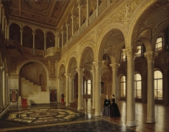 View of the Pavilion Hall in the Hermitage by Tutukin