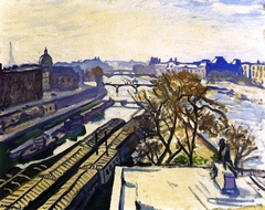 View of the Seine and the Monument to Henry IV by Albert Marquet