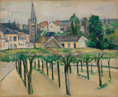 Village Square (Place de village) by Paul Cézanne