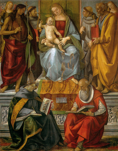 Virgin Enthroned with Saints by Luca Signorelli