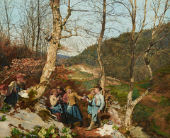 Vorfrühling im Wienerwald by Ferdinand Georg Waldmüller