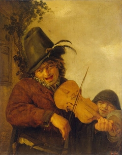 Wandering Musician by Adriaen van Ostade