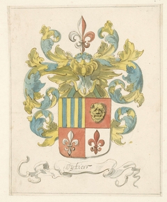 Wapenschild van de familie Wuytiers by Pieter Jansz