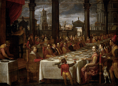 Wedding feast of Grand Duke Ferdinand I of Tuscany (1549-1609) by Domenico Passignano