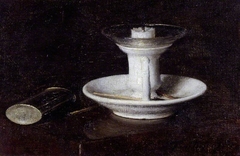 White candlestick by Henri Fantin-Latour