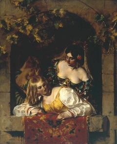 Window in Venice, during a Festa by William Etty