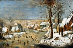 Winter Landscape with a Bird-trap by Pieter Breughel the Younger