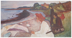 Young People on the Beach (The Linde Frieze) by Edvard Munch