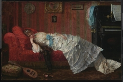 Young Woman Resting in a Music Room by Alfred Stevens