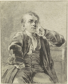 Zelfportret van Reinier Vinkeles by Reinier Vinkeles