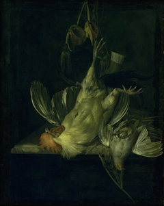 A Dead White Cock by Willem van Aelst