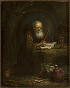 A Hermit at Prayer by Balthasar Beschey