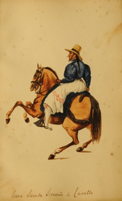 A Lima cowboy by Pancho Fierro