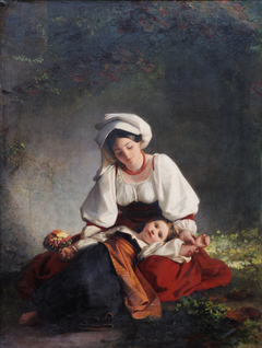 A mother from Alvito by August Riedel