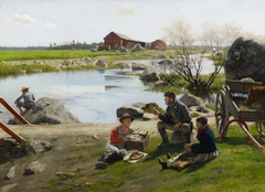 A Rest on the Way to the Fair by Gunnar Berndtson