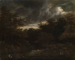 A Wood with a Pool by Jacob van Ruisdael