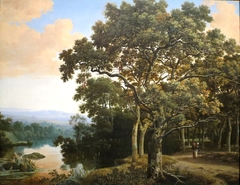 A Wooded Landscape with Travelers by Joris van der Haagen