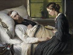 A Wounded Danish Soldier by Elisabeth Jerichau-Baumann