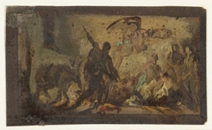 Aanbidding door de herders by Unknown Artist