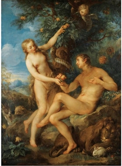 Adam and Eve by François Lemoyne