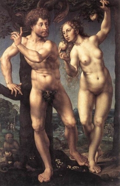 Adam and Eve by Jan Gossaert