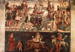 Allegory of April: Triumph of Venus by Francesco del Cossa