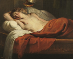 Amor Asleep by Erasmus Quellinus II