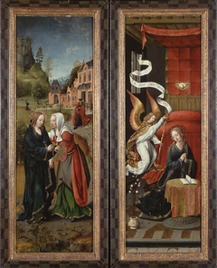 Annunciation and Visitation by Anonymous