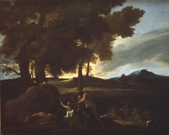 Apollo and Daphne by Nicolas Poussin