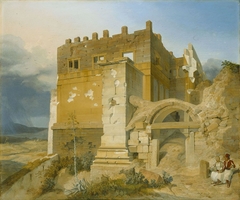 Aufgang zur Akropolis by Carl Wilhelm von Heideck